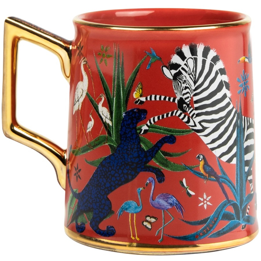 Ortigia Tazza Ceramic Corallo Mug